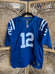 Y2K NFL Nike Indianapolis Colts Andrew Luck #12 Stitched Jersey Size Youth Large
