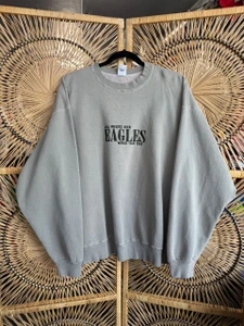 Vintage 90s 1995 Hell Freezes Over Eagles World Tour Tan Crewneck Sweatshirt Size XL