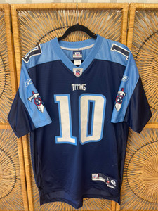 Reebok on Field NFL Tennessee Titans Vince Young #10 Jersey Size Large Reebok on Field NFL Tennessee Titans Vince Young #10 Jersey Size Large