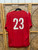Umbro England Football #23 Red Soccer Jersey Men's Size Large
