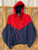 80s Nike Navy & Red Full Zip Windbreaker Size XL