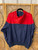 80s Nike Navy & Red Full Zip Windbreaker Size XL