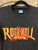 1989 80s Rock N' Roll Comics Black T-Shirt Size Large
