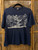 1983 80s Ski Skiing OH SH*T Crash Navy Blue T-Shirt Size Large