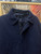 Polo Ralph Lauren Navy Blue Wool Full Zip Button Pea Coat Size Medium