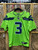 Nike NFL Russell Wilson #3 Seattle Seahawks Green Color Rush Stitched Football Jersey Size Small