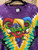 Y2K 2005 Liquid Blue Grateful Dead Mardi Gras Jester Bear Tie Dye T-Shirt Size XL