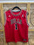 Y2K Nike NBA Chicago Bulls Derrick Rose #1 Red Youth Jersey Size XL