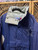 90s Chalkline NFL Dallas Cowboys Football Blue Puffer Jacket Size XL
