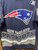 90s Salem Sportswear New England Patriots NFL Football Navy Blue & Gray T-Shirt Size Large