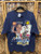 90s Pro Player Indiana Pacers NBA Reggie Miller Dale Davis Navy T-Shirt Size XL