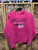 Y2K OSU Ohio State University Pink Hoodie Sweatshirt Size Medium