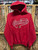Vtg University of Louisville Cardinals Red Hoodie Sweatshirt Size Medium