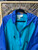 Vtg  Blue Multicolor Windbreaker Jacket Size Large Vtg  Blue Multicolor Windbreaker Jacket Size Large