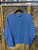 Y2K Nike Gray Bar Tag Swoosh Baby Blue Crewneck Sweatshirt Size Women's Large