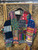 Vtg Handmade Embroidered Quilted Multicolor Ethnic Top Jacket Size 2XL