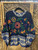 Vtg 80s Oilily Navy Blue Floral Knit Sweater Size Large Vtg 80s Oilily Navy Blue Floral Knit Sweater Size Large