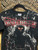 Y2K Disturbed AOP Black T-Shirt Size Medium