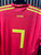 Vtg Spain #7 International Red Soccer Jersey Size Large