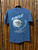 Y2K Harley Davidson HD Lafayette Indiana Blue Lightening T-Shirt Size Small