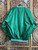 Vtg Green Cardinal Satin Jacket Size Large