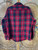 Northwest Territory Black & Red Lumberjack Flannel Shirt Size Large