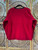 Y2K Red Tigger Pullover V-Neck Fleece Top Women's Size Medium