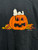Y2K Peanuts Snoopy Charlie Brown Black Halloween Fall T-Shirt Size XXL