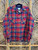VTG Pendleton 100% Wool Lumberjack Red & Blue Flannel Shirt Size Medium VTG Pendleton 100% Wool Lumberjack Red & Blue Flannel Shirt Size Medium