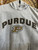 Y2K Purdue University Gray Hoodie Sweatshirt Size Large