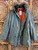 Vtg Sears Army Green Parka Full Zip Jacket Size 44