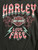 HD Harley Davidson "Live Free" Columbus, OH Black Women's Baby Tee Size XL