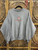 Vintage TSI Indiana University Orange Embroidered Gray Crewneck Sweatshirt Size XL
