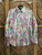 Y2K Lauren Ralph Lauren Multicolored Floral Slim Fit Button Down Women's Size 10