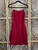 Vtg City Triangles Red Sparkle Strappy Dress Size Medium