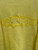 Y2K Boss Embroidered Yellow Crewneck Sweatshirt Size Large
