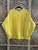 Y2K Boss Embroidered Yellow Crewneck Sweatshirt Size Large