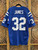 90s Y2K Puma NFL Indianapolis Colts Edgerrin James #32 Blue Stitched Jersey Size 46