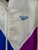 VTG 90s Reebok White, Purple, Blue Full Zip Windbreaker Size Medium