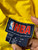 90s Indianapolis Pacers NBA Yellow & Blue Reversible Fleece Jacket Size Medium