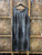 Vintage 90s Cool Tones Grey Adjustable Waist Maxi Sleeveless Dress Women's Size 20