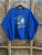 Vintage 80s 90s "Have A Cool Yule!" USPS Santa Royal Blue Crewneck Sweatshirt Size Large