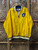 Vtg Starter MLB Milwaukee Brewers Baseball 1/4 Zip Windbreaker Yellow Size Large
