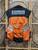 Vintage iicon Orange Motorcycle Utility Vest "Super" Size