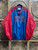 Y2K MLB Chicago Cubs Blue & Red Windbreaker Pullover Size XXL 2XL