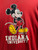 Vintage 90s 80s Indiana University IU Mickey Mouse Hoosiers Red T-Shirt Size Large