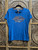 Vtg Harley Davidson Bedazzled Pigeon Forge, TN Blue Women's Baby Tee Size 2XL XXL