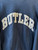 VTG Y2K Butler University Stitched Lettering Navy Crewneck Sweatshirt Size Medium