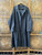 Vtg 90s Nautica Navy Trench Coat Size Large