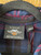 Y2K HD Harley Davidson Flock Design Blue Red Plaid Flannel Button Up Women's Large
